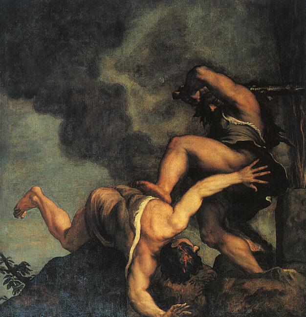  Titian Cain and Abel Spain oil painting art